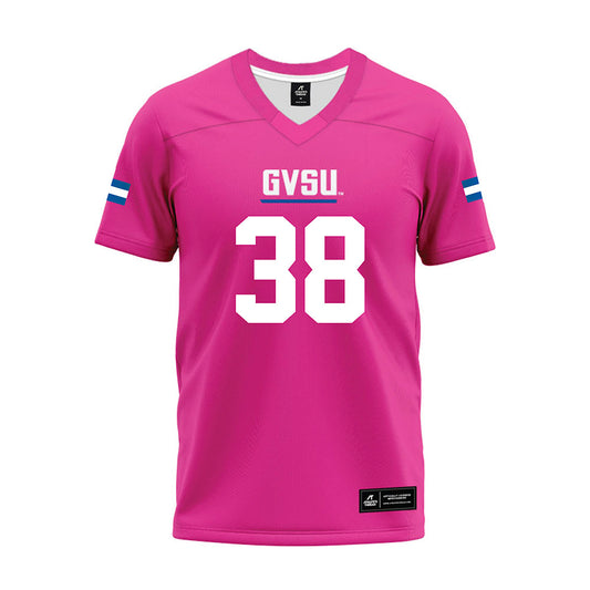 Grand Valley - NCAA Football : Mathew Bacik - Pink Premium Football Jersey-0