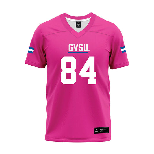 Grand Valley - NCAA Football : Evan Sundermann - Pink Premium Football Jersey-0