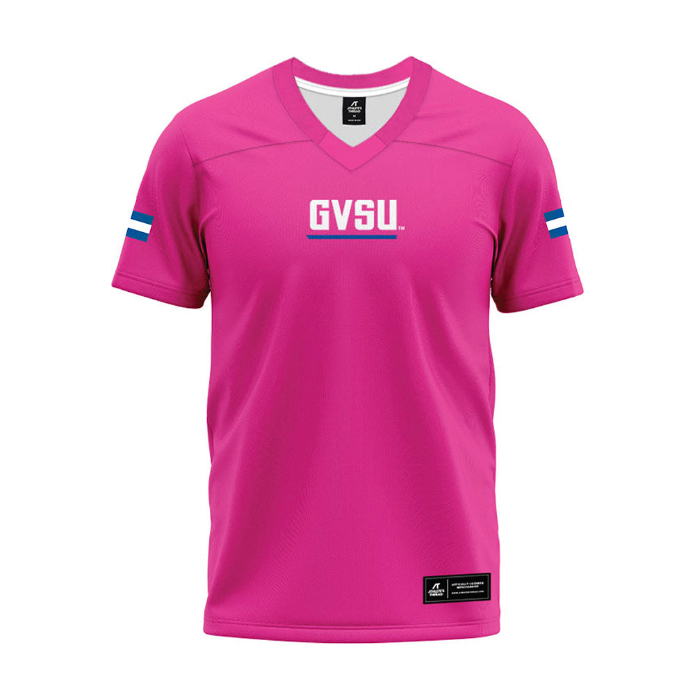 Grand Valley - NCAA Football : Miles Sharp - Pink Premium Football Jersey-0