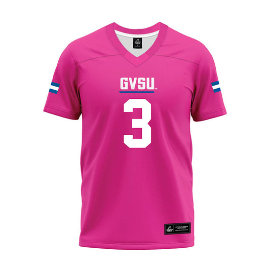 Grand Valley - NCAA Football : Donovan Johnson - Pink Premium Football Jersey-0