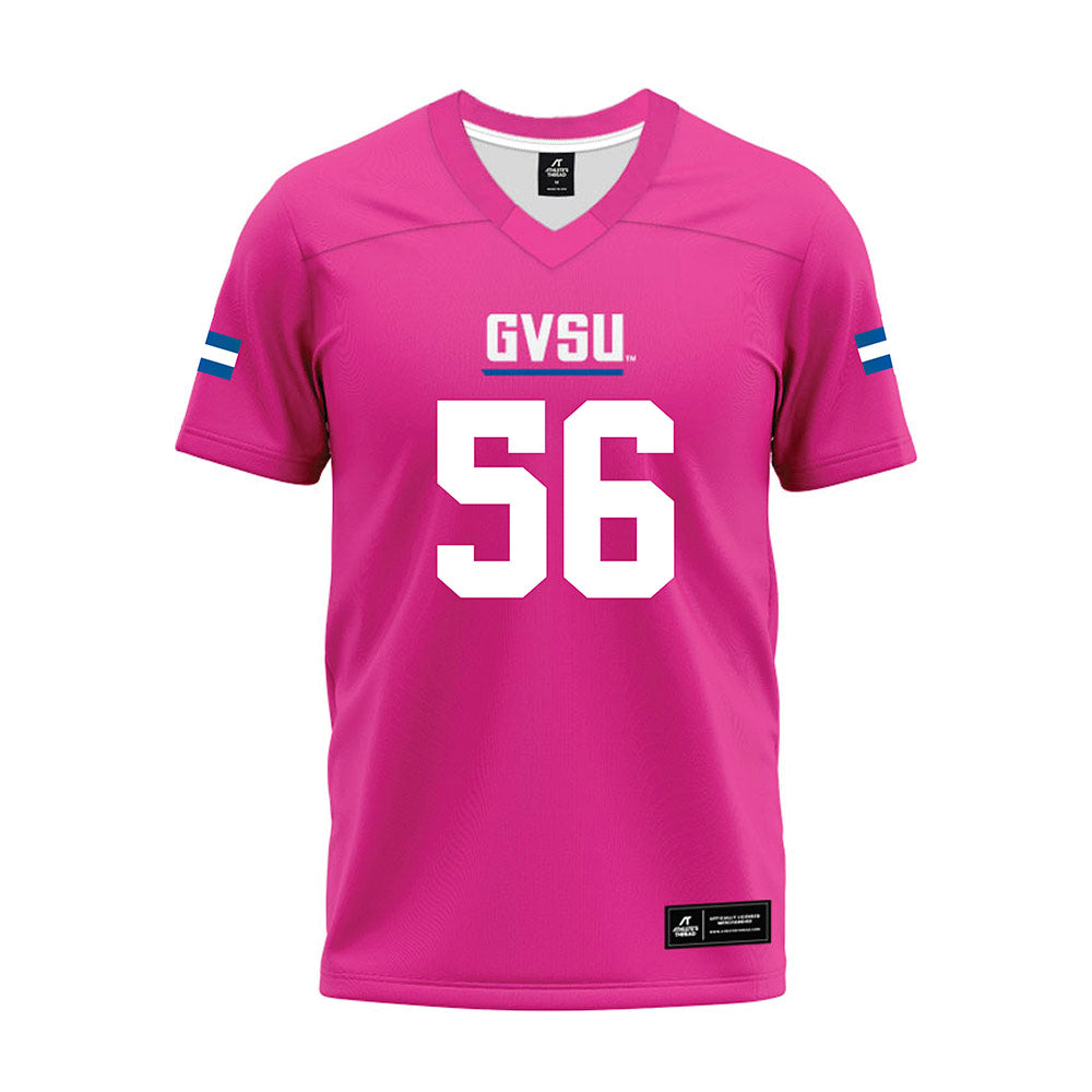 Grand Valley - NCAA Football : Gregory Keller - Pink Premium Football Jersey-0