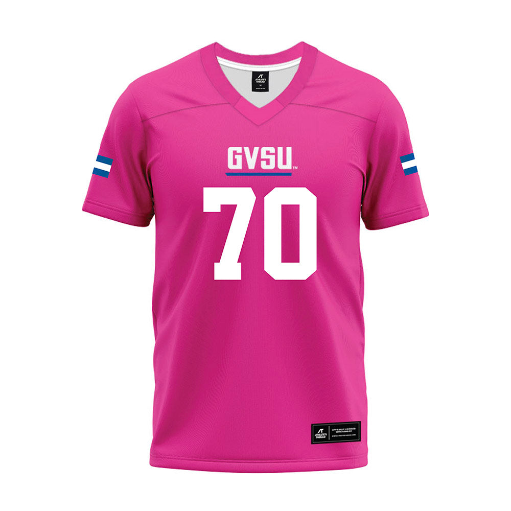 Grand Valley - NCAA Football : Garrett Carroll - Pink Premium Football Jersey-0