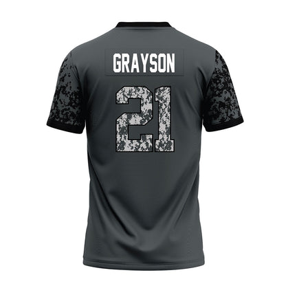 Towson - NCAA Football : Kyron Grayson - Premium Football Jersey-1