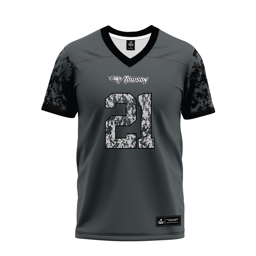 Towson - NCAA Football : Kyron Grayson - Premium Football Jersey-0