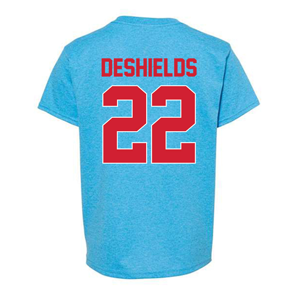 Ole Miss - NCAA Women's Basketball : Denim DeShields - Youth T-Shirt-1
