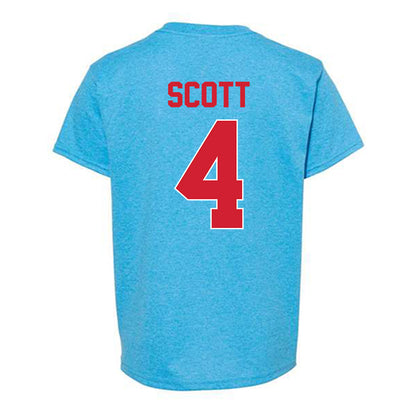 Ole Miss - NCAA Men's Basketball : James Scott - Youth T-Shirt-3