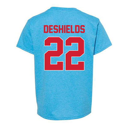 Ole Miss - NCAA Women's Basketball : Denim DeShields - Youth T-Shirt-1