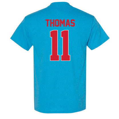 Ole Miss - NCAA Football : Keaton Thomas - T-Shirt-1