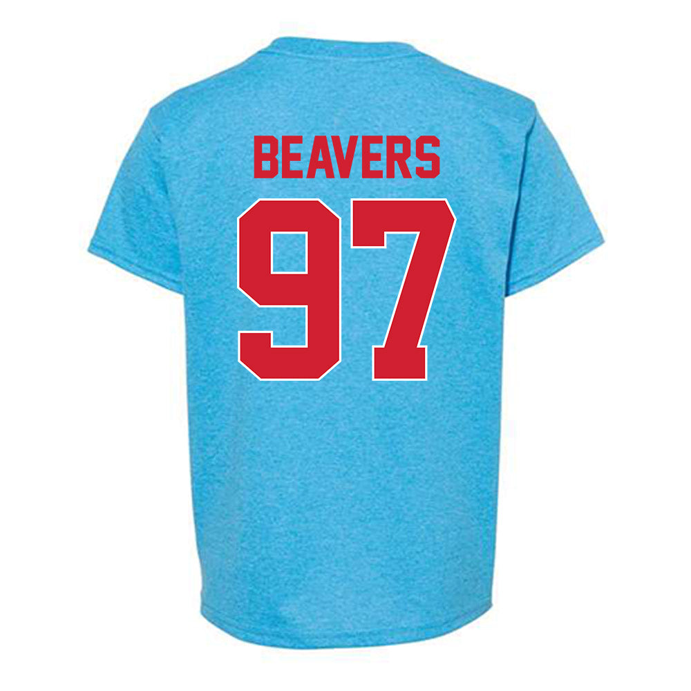 Ole Miss - NCAA Football : Kamron Beavers - Youth T-Shirt-1