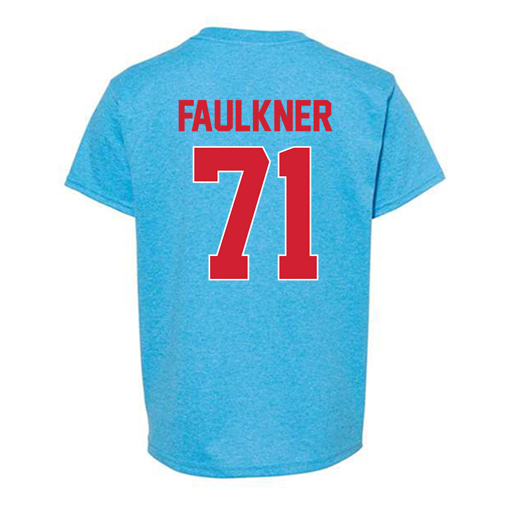 Ole Miss - NCAA Football : Emanuel Faulkner - Youth T-Shirt-1