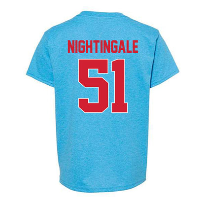 Ole Miss - NCAA Football : Trey Nightingale - Youth T-Shirt-1