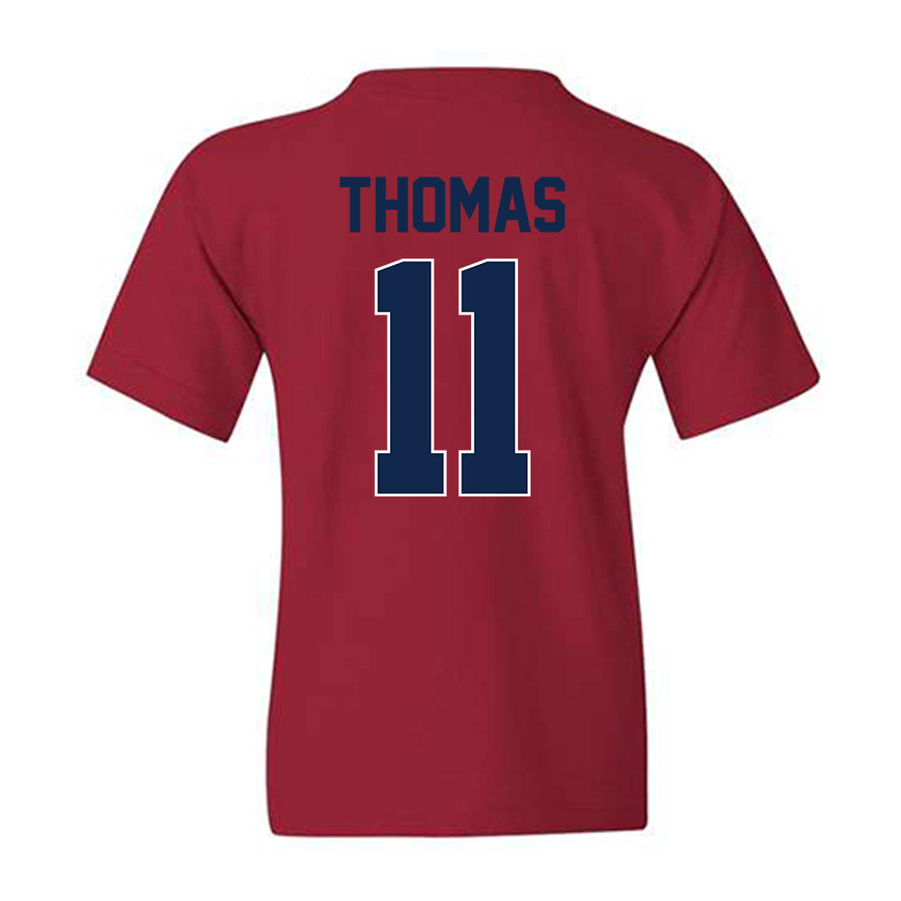 Ole Miss - NCAA Football : Keaton Thomas - Youth T-Shirt-1