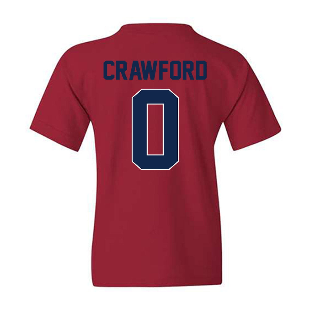 Ole Miss - NCAA Football : Jalyn Crawford - Youth T-Shirt-1