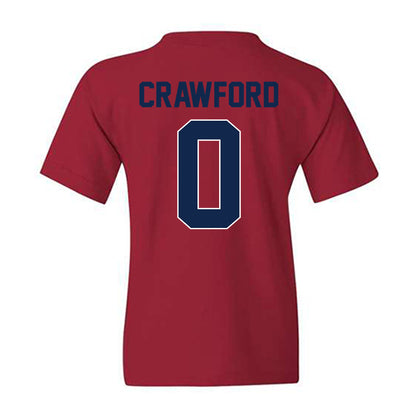 Ole Miss - NCAA Football : Jalyn Crawford - Youth T-Shirt-1