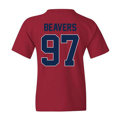 Ole Miss - NCAA Football : Kamron Beavers - Youth T-Shirt-1