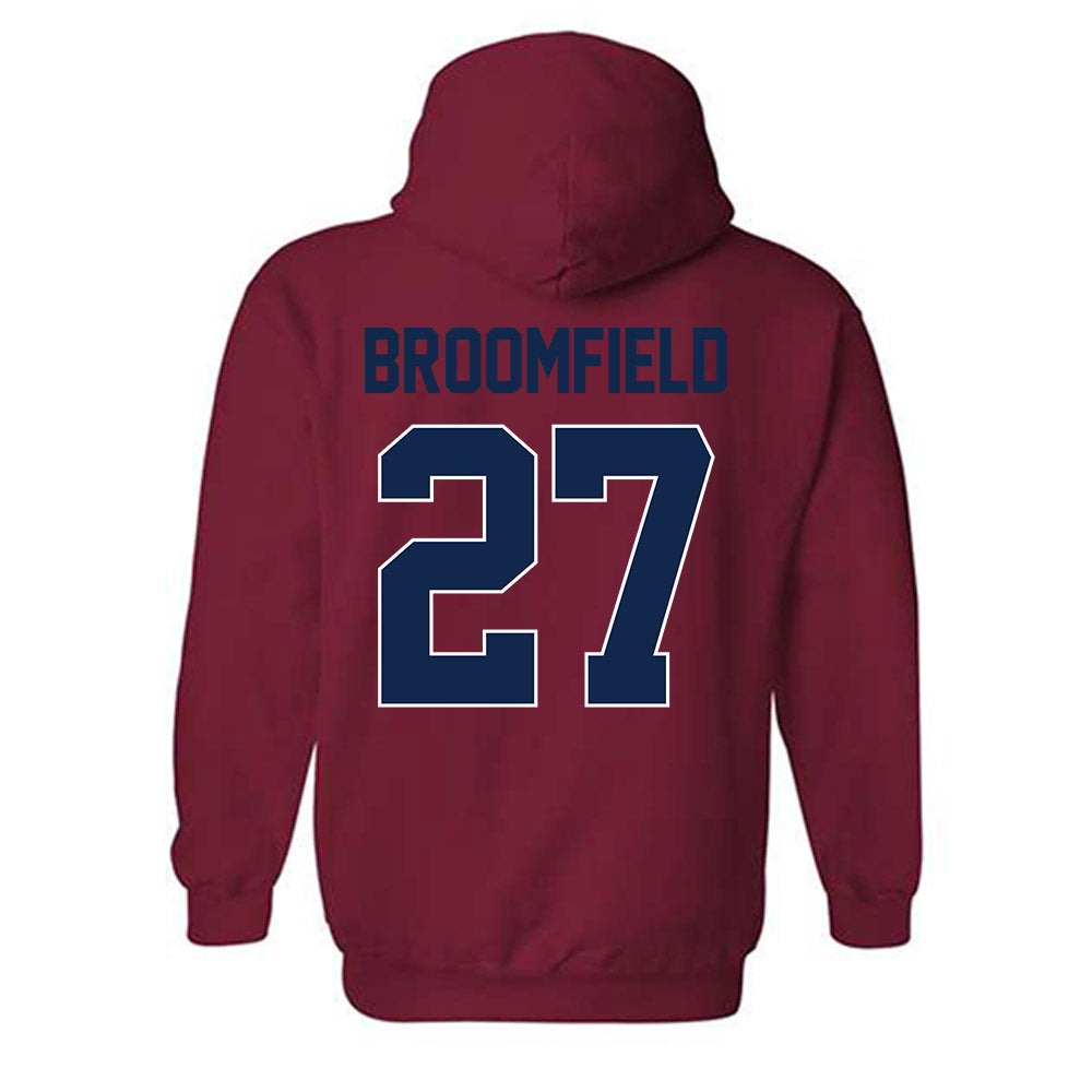 Ole Miss - NCAA Football : Patrick Broomfield - Hooded Sweatshirt-1