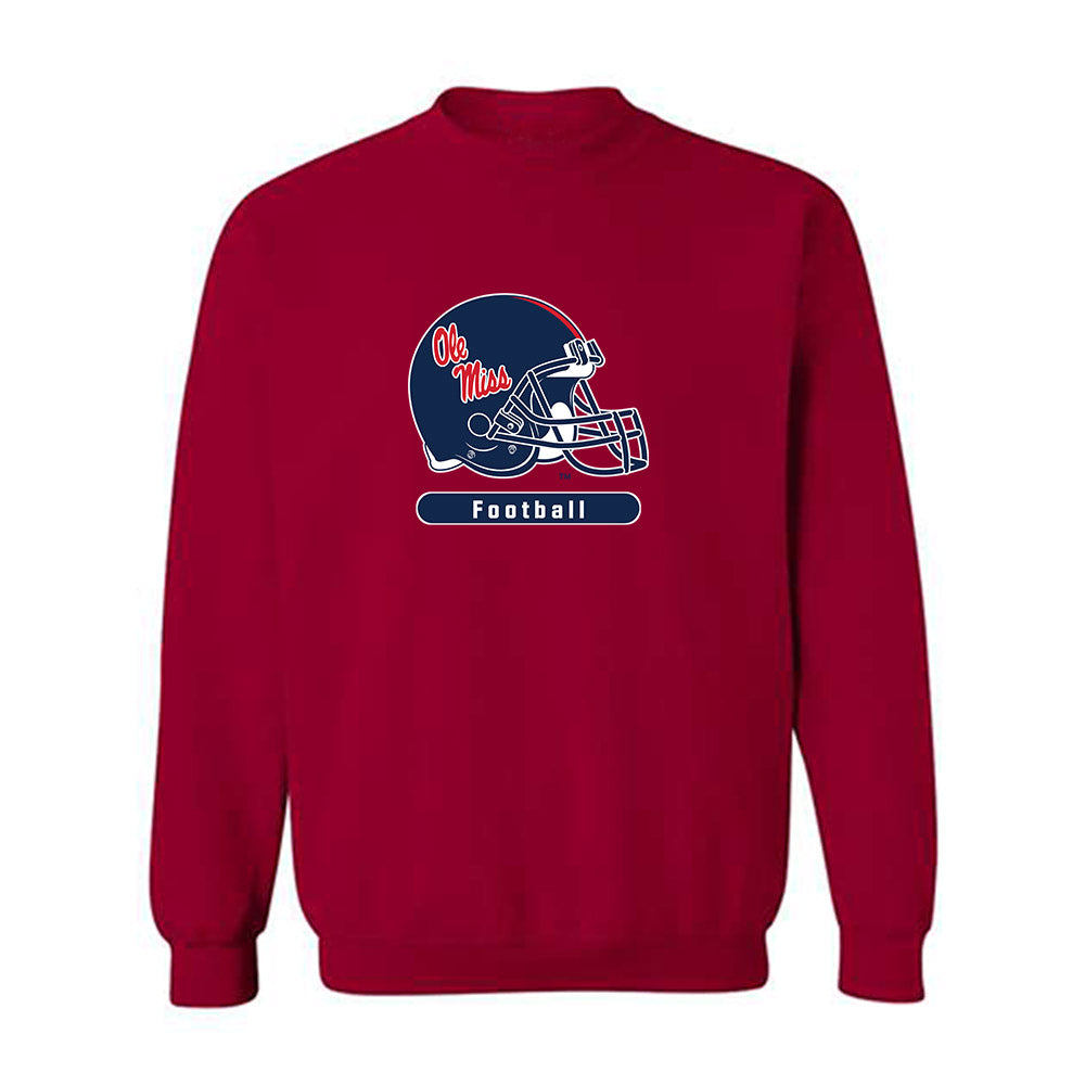Ole Miss - NCAA Football : MJ Preston - Crewneck Sweatshirt-0