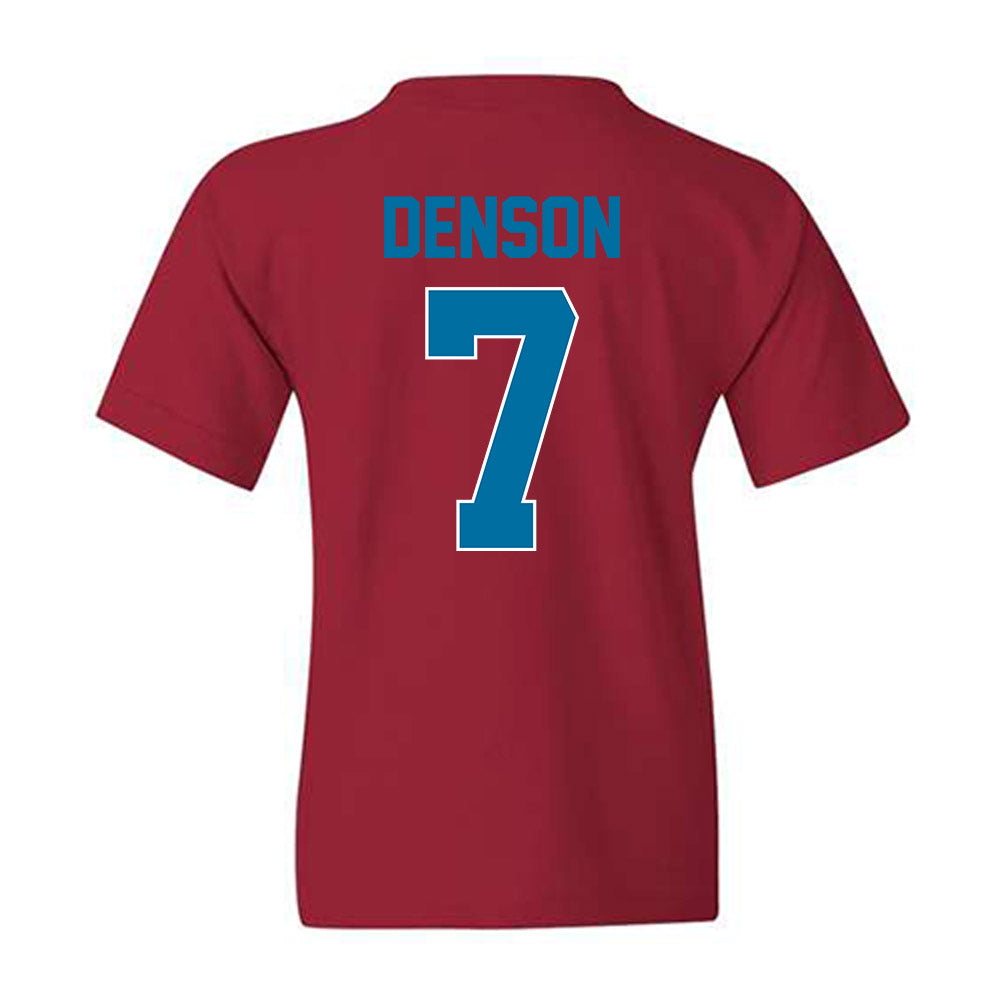 Ole Miss - NCAA Football : Sharif Denson - Youth T-Shirt-1