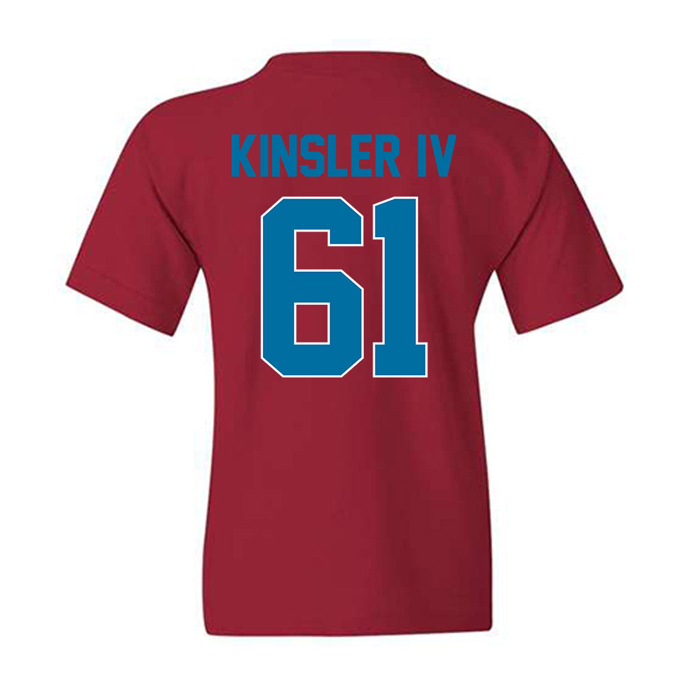 Ole Miss - NCAA Football : Tommy Kinsler IV - Youth T-Shirt-1