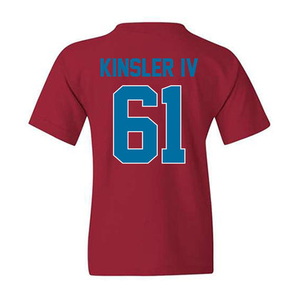 Ole Miss - NCAA Football : Tommy Kinsler IV - Youth T-Shirt-1