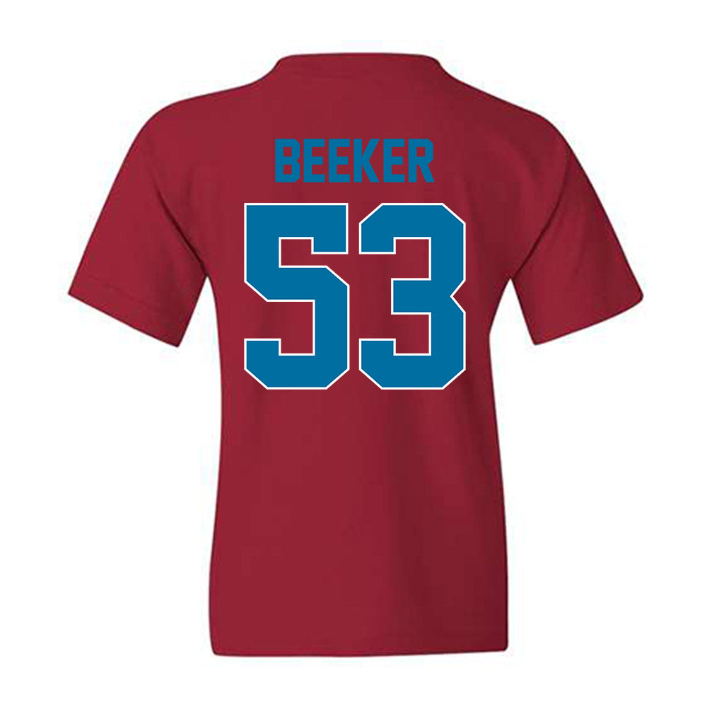 Ole Miss - NCAA Football : Ford Beeker - Youth T-Shirt-1