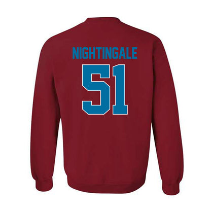 Ole Miss - NCAA Football : Trey Nightingale - Crewneck Sweatshirt-1