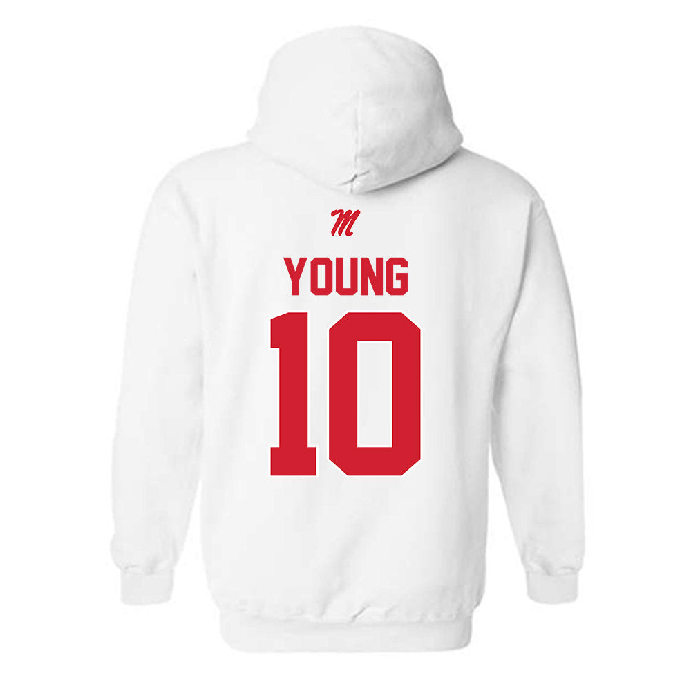 Ole Miss - NCAA Women's Basketball : J'Adore Young - Hooded Sweatshirt-1
