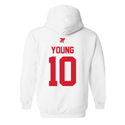 Ole Miss - NCAA Women's Basketball : J'Adore Young - Hooded Sweatshirt-1