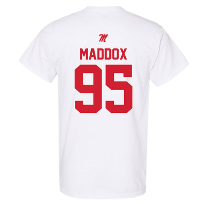 Ole Miss - NCAA Football : Andrew Maddox - T-Shirt-1