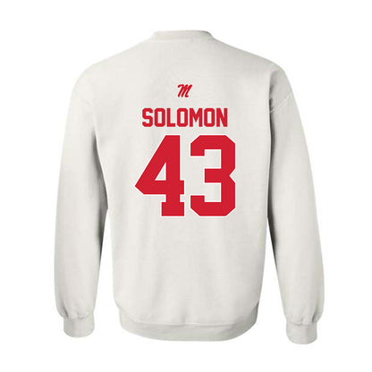 Ole Miss - NCAA Football : Isreal Solomon - Classic Shersey Crewneck Sweatshirt-1