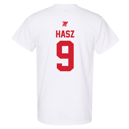 Ole Miss - NCAA Football : Luke Hasz - T-Shirt-1