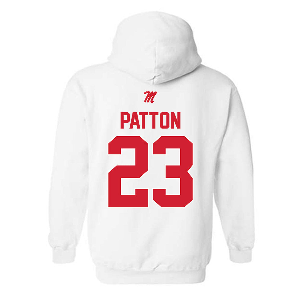 Ole Miss - NCAA Men's Basketball : Daniel Patton - Classic Shersey Hooded Sweatshirt-1