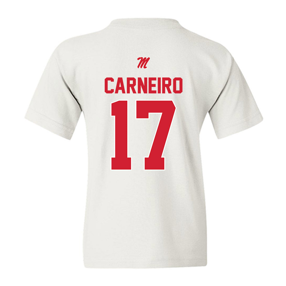 Ole Miss - NCAA Football : Lucas Carneiro - Youth T-Shirt-1