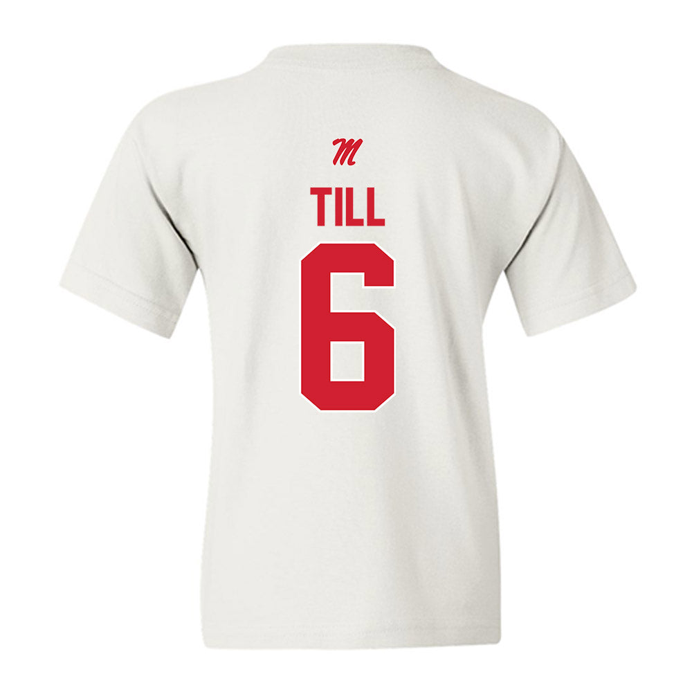 Ole Miss - NCAA Softball : Kaidance Till - Youth T-Shirt-1