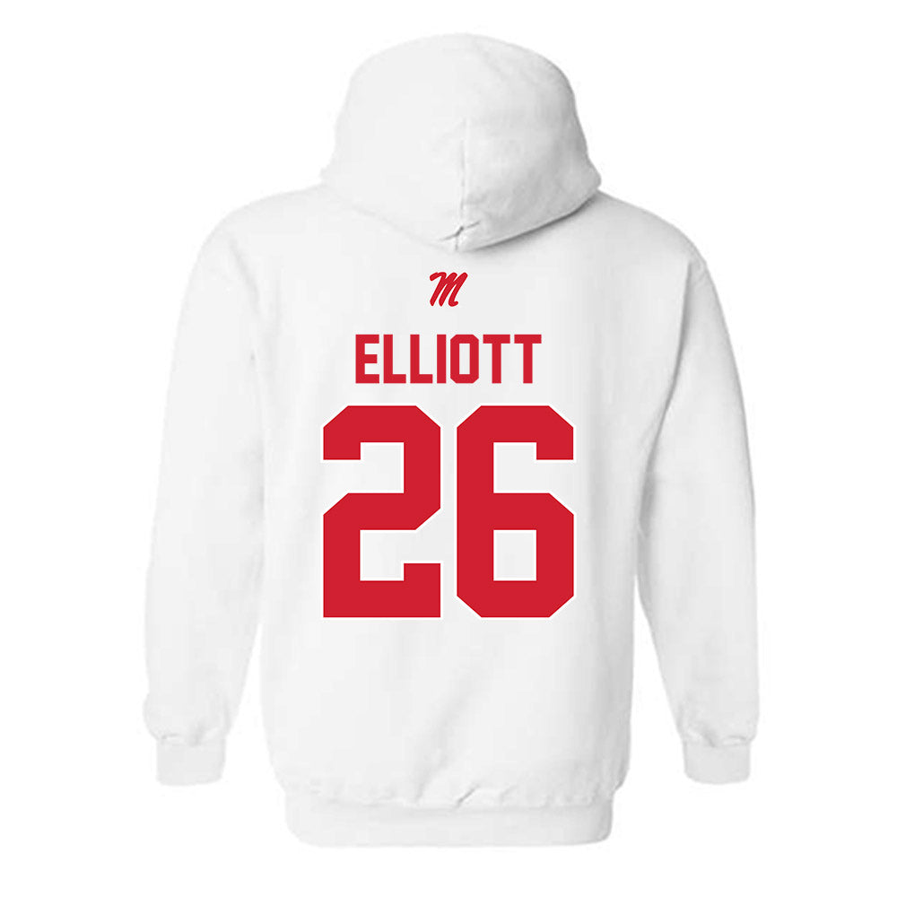 Ole Miss - NCAA Baseball : Hunter Elliott - Hooded Sweatshirt-1