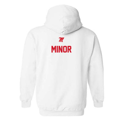 Ole Miss - NCAA Men's Track & Field : Dekell Minor - Hooded Sweatshirt-1