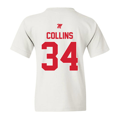 Ole Miss - NCAA Football : Raymond Collins - Youth T-Shirt-1