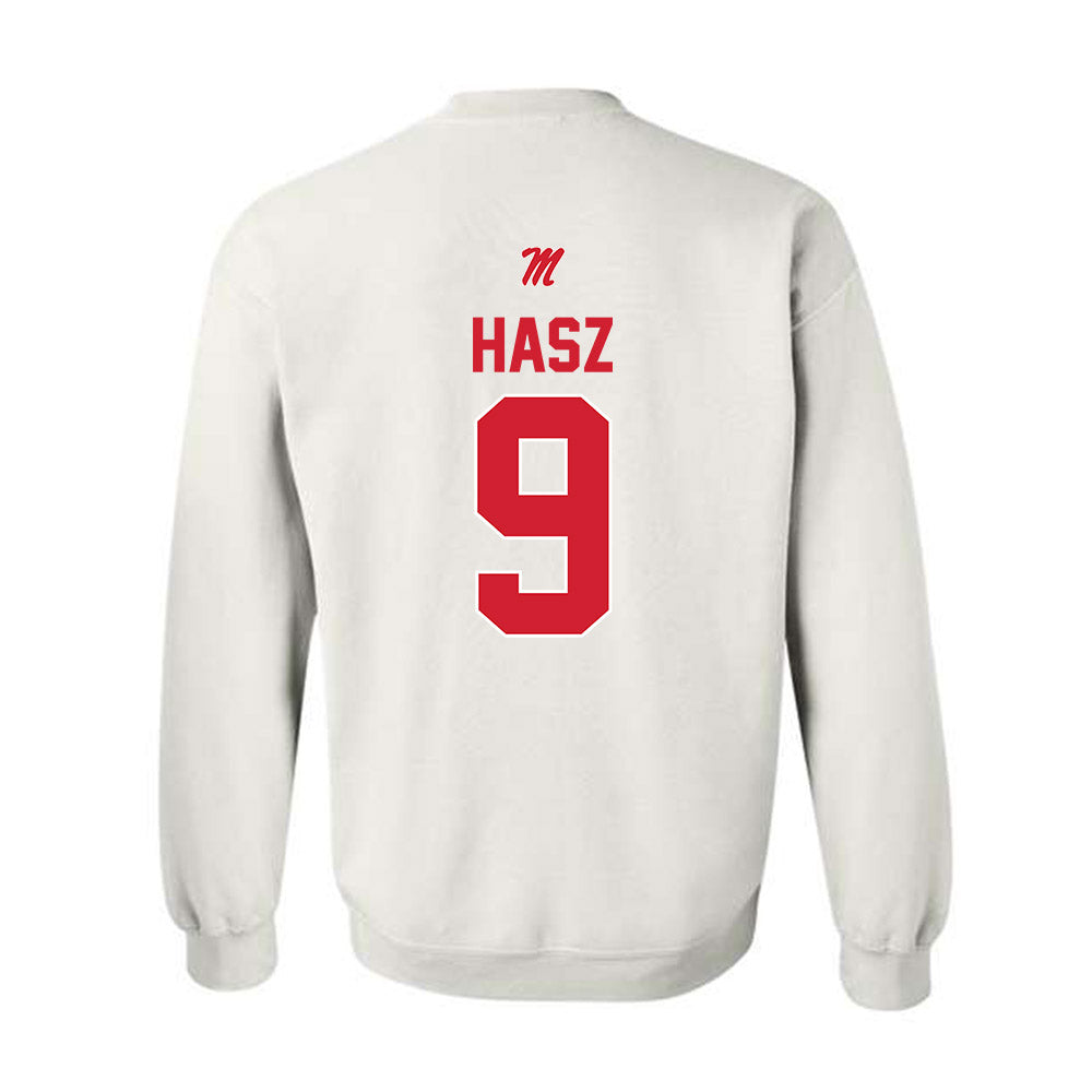Ole Miss - NCAA Football : Luke Hasz - Crewneck Sweatshirt-1
