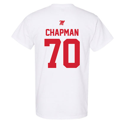 Ole Miss - NCAA Football : Jalan Chapman - Classic Shersey T-Shirt-1