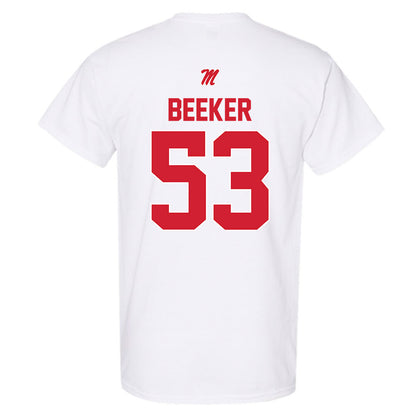 Ole Miss - NCAA Football : Ford Beeker - T-Shirt-1