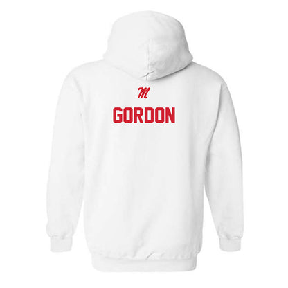 Ole Miss - NCAA Women's Track & Field : Nyajah Gordon - Hooded Sweatshirt-1