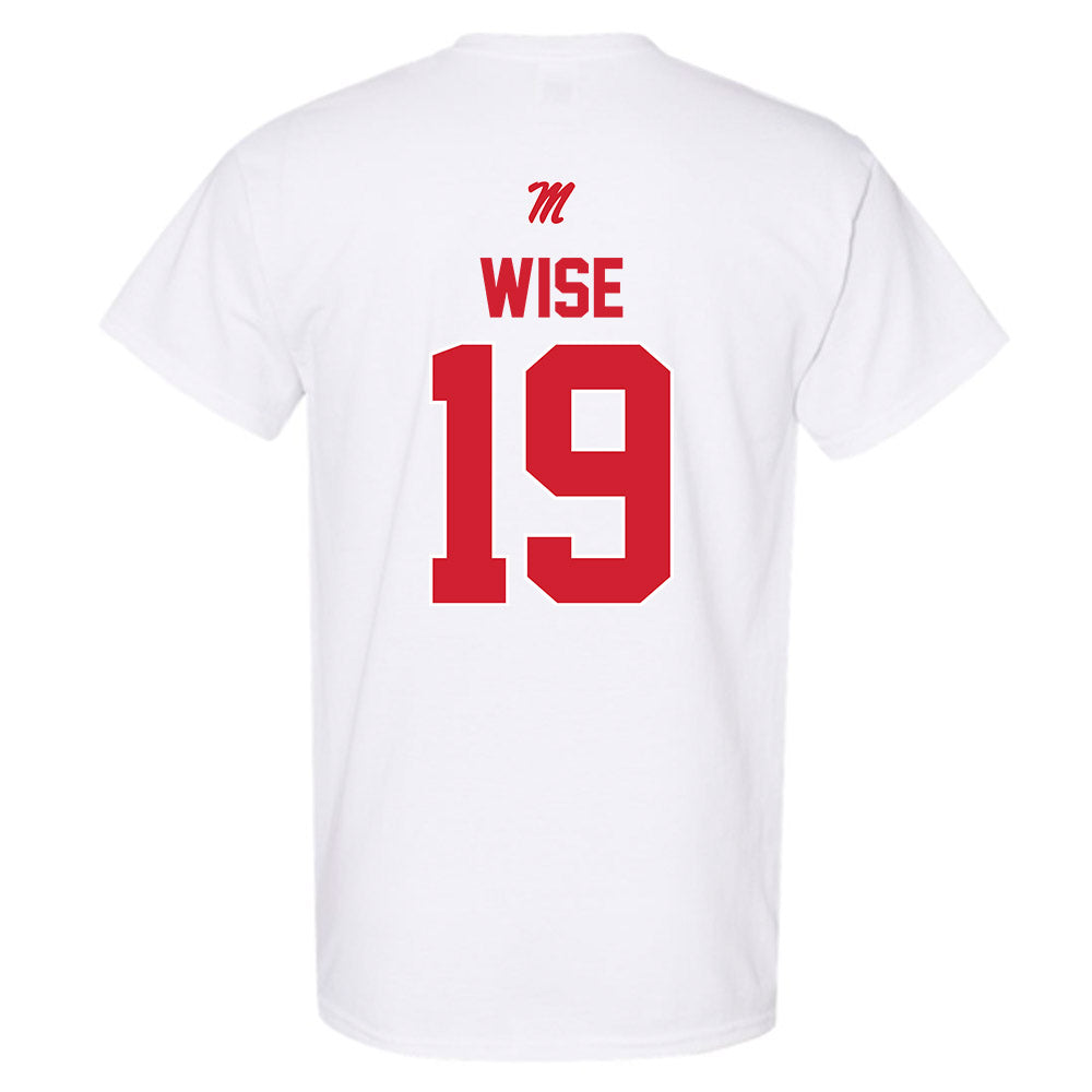 Ole Miss - NCAA Football : Rees Wise - Classic Shersey T-Shirt-1