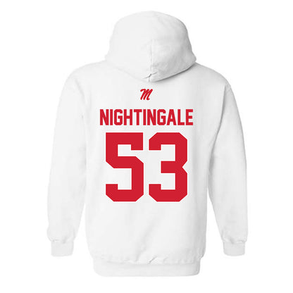 Ole Miss - NCAA Football : Trey Nightingale - Hooded Sweatshirt-1