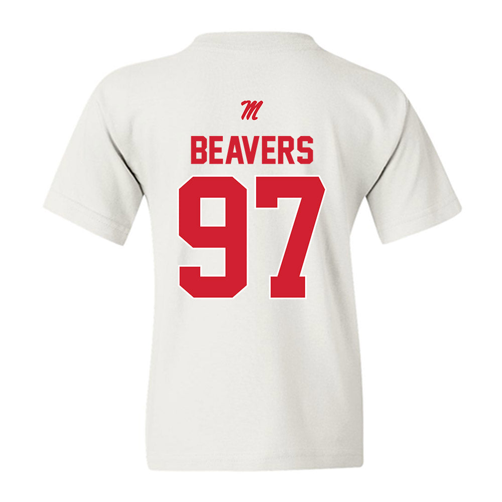 Ole Miss - NCAA Football : Kamron Beavers - Classic Shersey Youth T-Shirt-1
