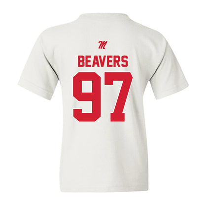 Ole Miss - NCAA Football : Kamron Beavers - Classic Shersey Youth T-Shirt-1