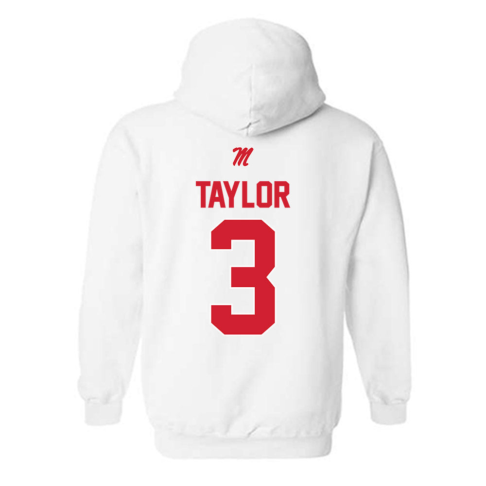 Ole Miss - NCAA Women's Volleyball : Sophie Taylor - Classic Shersey Hooded Sweatshirt-1