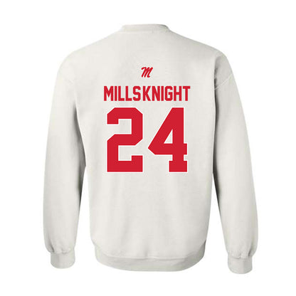 Ole Miss - NCAA Football : Shekai Mills-Knight - Crewneck Sweatshirt-1