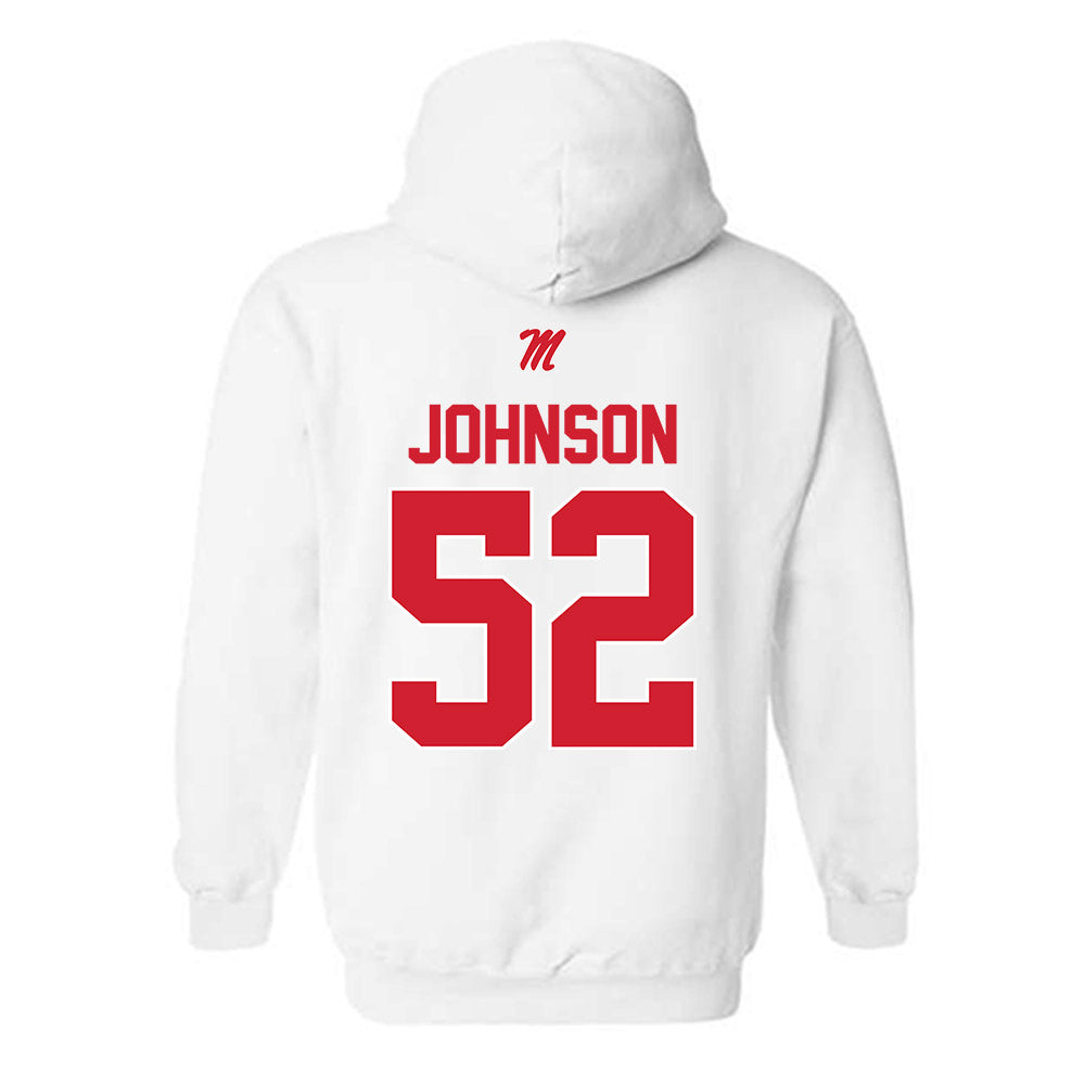 Ole Miss - NCAA Football : Cooper Johnson - Classic Shersey Hooded Sweatshirt-1