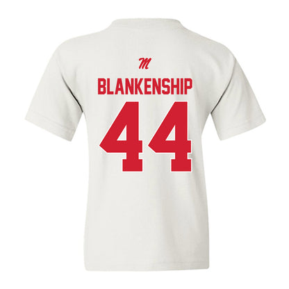 Ole Miss - NCAA Football : Caleb Blankenship - Classic Shersey Youth T-Shirt-1