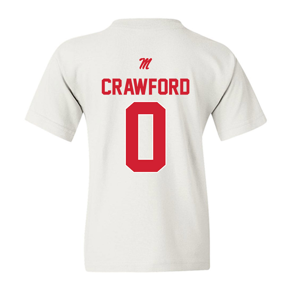 Ole Miss - NCAA Football : Jalyn Crawford - Classic Shersey Youth T-Shirt-1